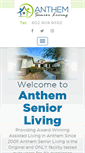 Mobile Screenshot of anthemseniorliving.com